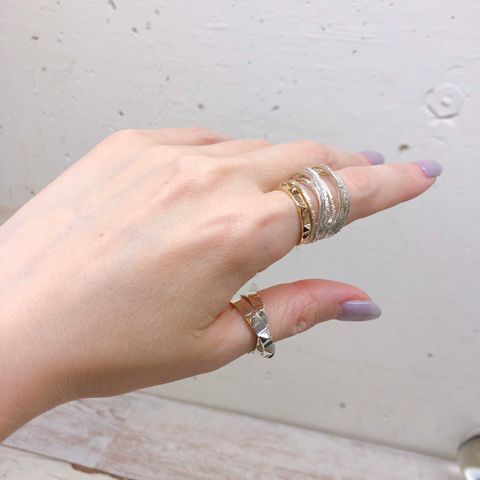 2021A/W新作スタッズコレクションのリングを中心にコーディネート【KAORU】