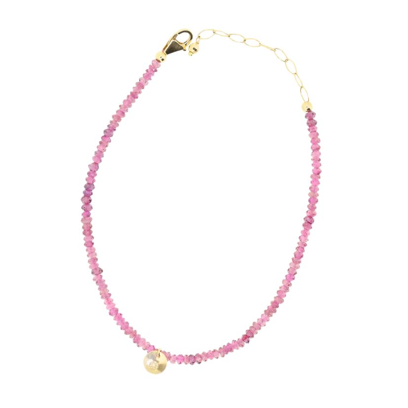 【フェア限定】アミュレット ブレスレット(ピンクトルマリン) (K18)＊現品限り