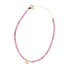 【フェア限定】アミュレット ブレスレット(ピンクトルマリン) (K18)＊現品限り