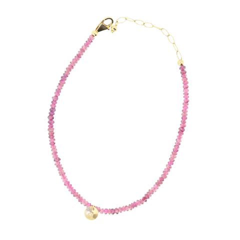 【フェア限定】アミュレット ブレスレット(ピンクトルマリン) (K18)＊現品限り