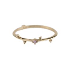 【受注商品】little emblem リング /LE-AR370(ヴァイオレットサファイア)