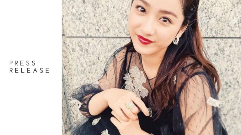 KAORUプレスリリース 平祐奈さん着用　あじさいリング