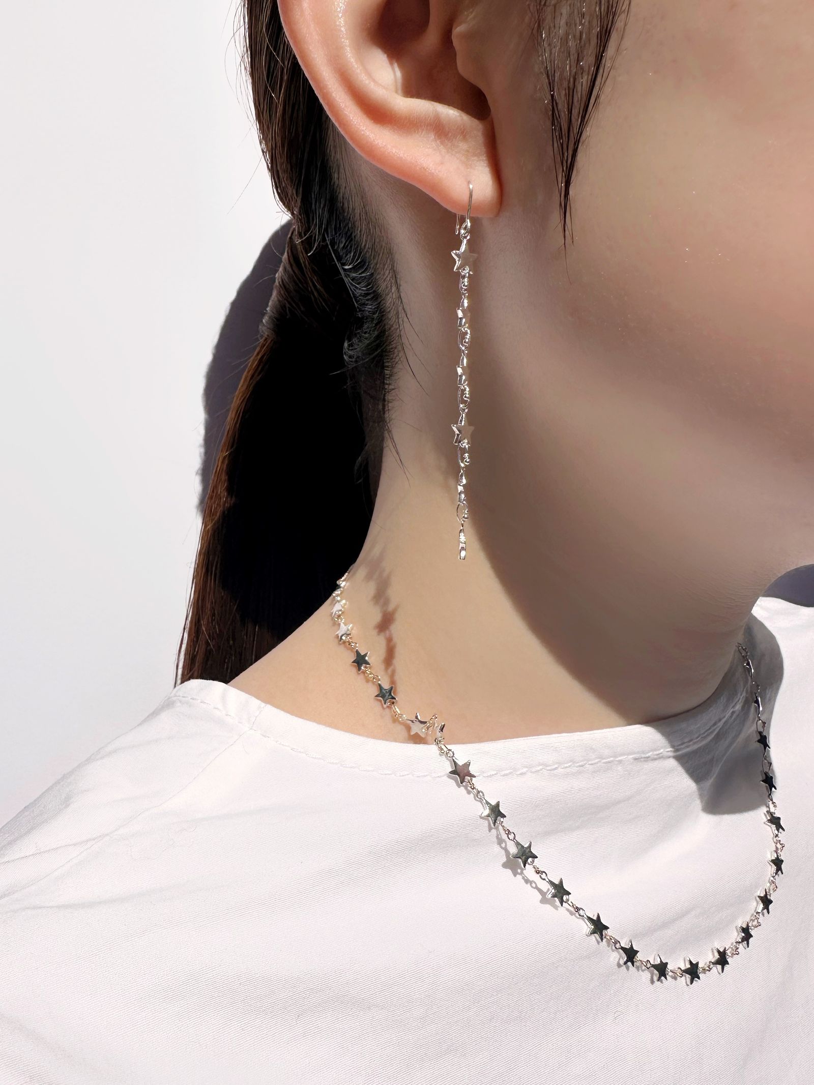 【即日発送可】スターピアスL (シルバー)