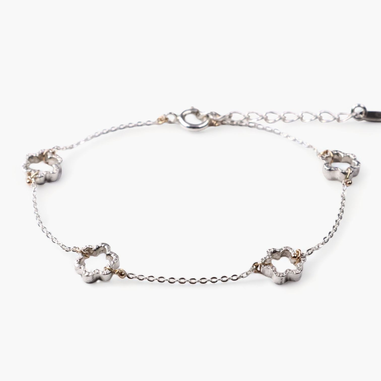 【即日発送可】ミニ ミモザ ブレスレット(シルバー)