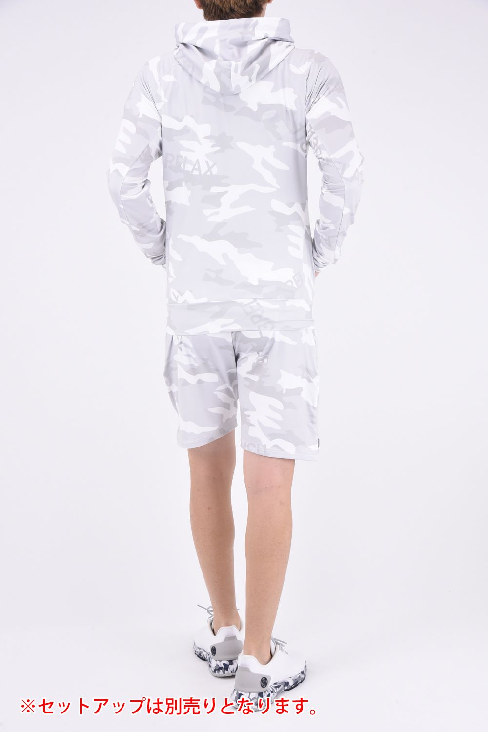 CAMO LOGO SHORT PANTS  / オリジナルカモフラ柄 ラッシュガードハーフパンツ ホワイト