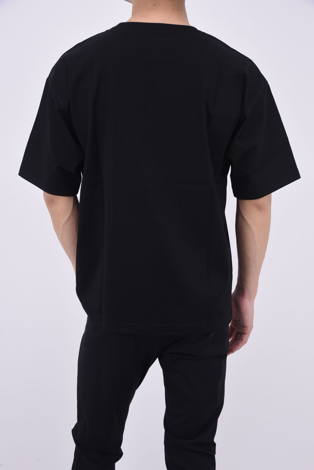 113 MIRROR BIG T / 113ミラーロゴ クルーネック 半袖 Tシャツ ブルーブラック