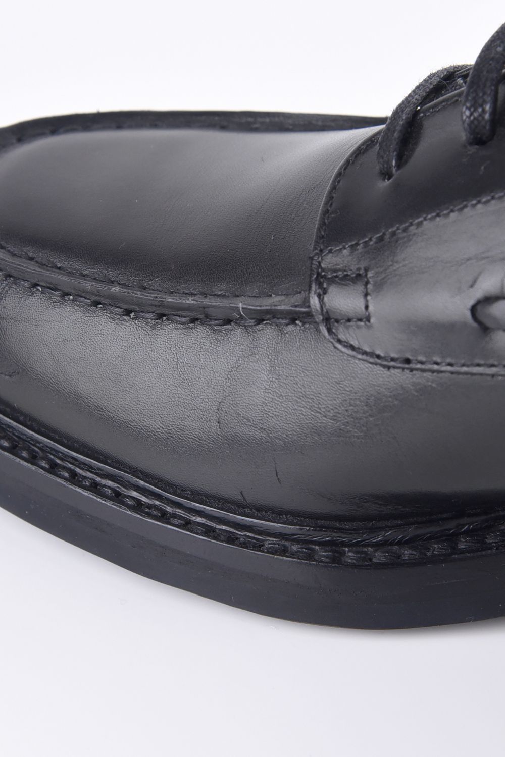 【訳ありアウトレット品】 SLOANE / デッキシューズ フレンチカーフ ブラック