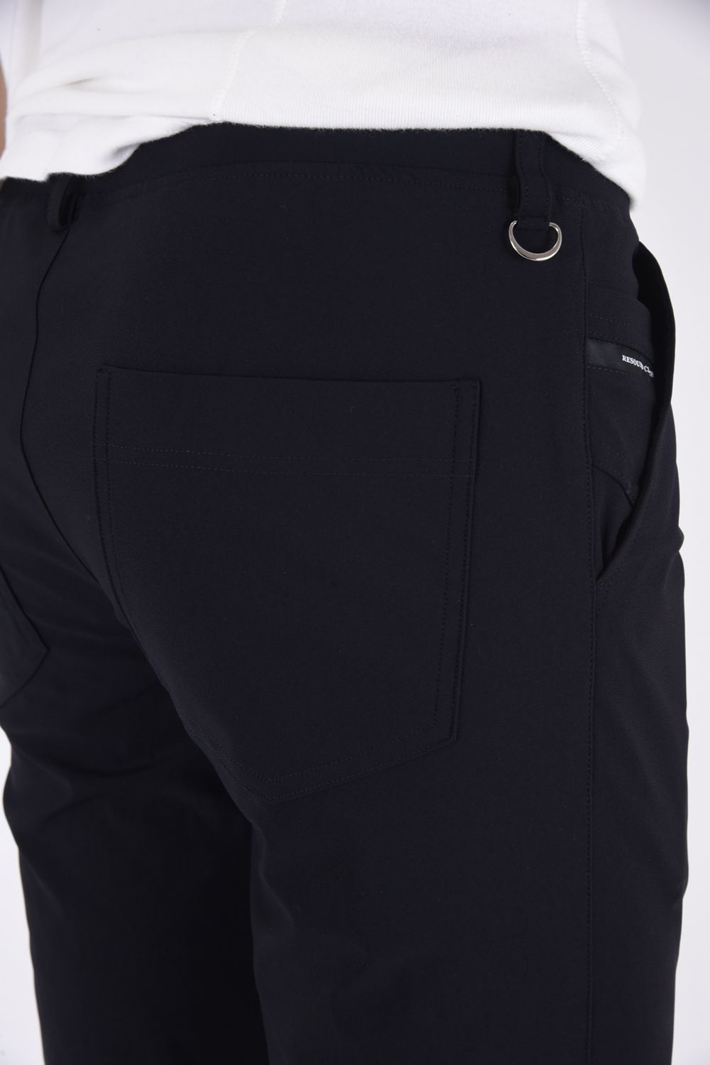 CHRIS EASY PANTS / 【定番】 高機能ナイロン マイクロファイバー スラックス イージーパンツ ナイロンブラック