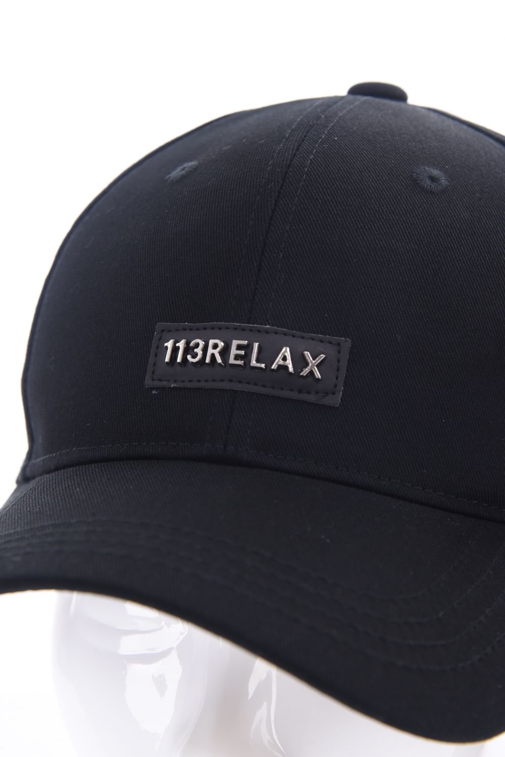 PLATE LOGO CAP / プレートロゴ キャップ (ブラック)