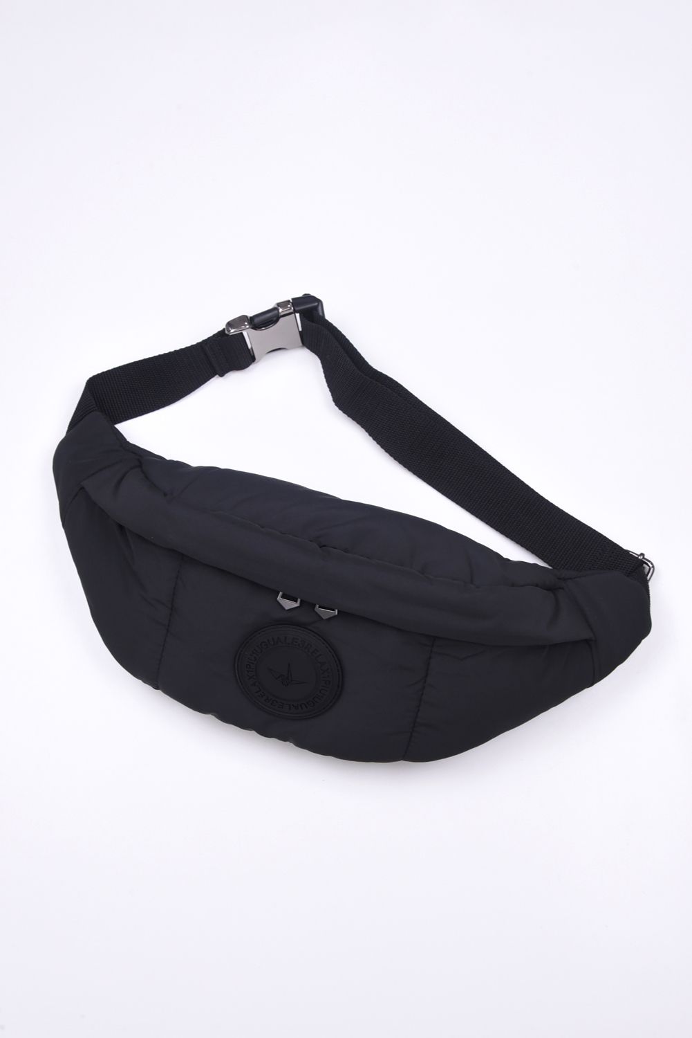 PADDED WAIST BAG / パッディド ウエストバッグ ブラック
