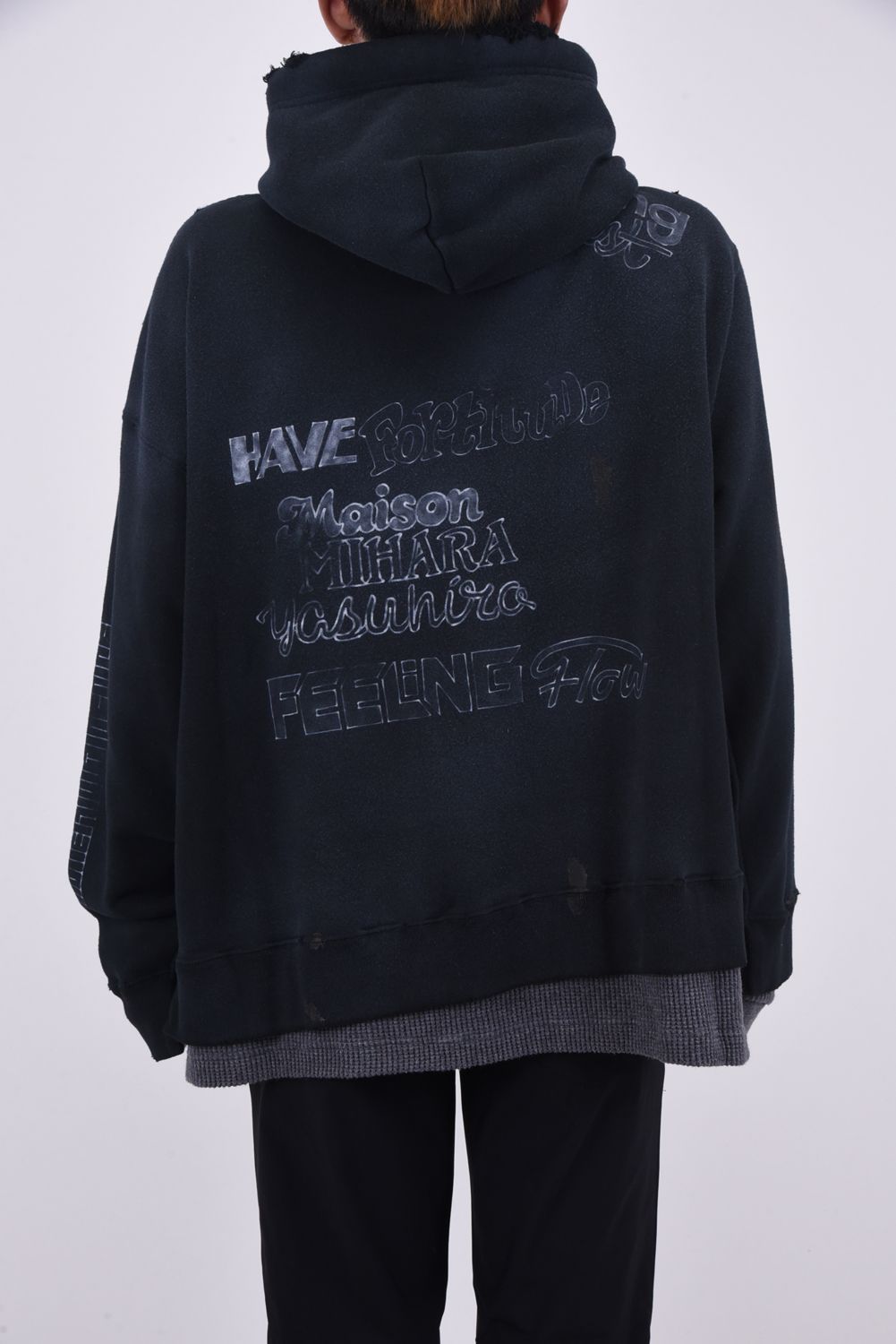 Maison MIHARA YASUHIRO - SHIFT SIDE COMBINED HOODIE ...