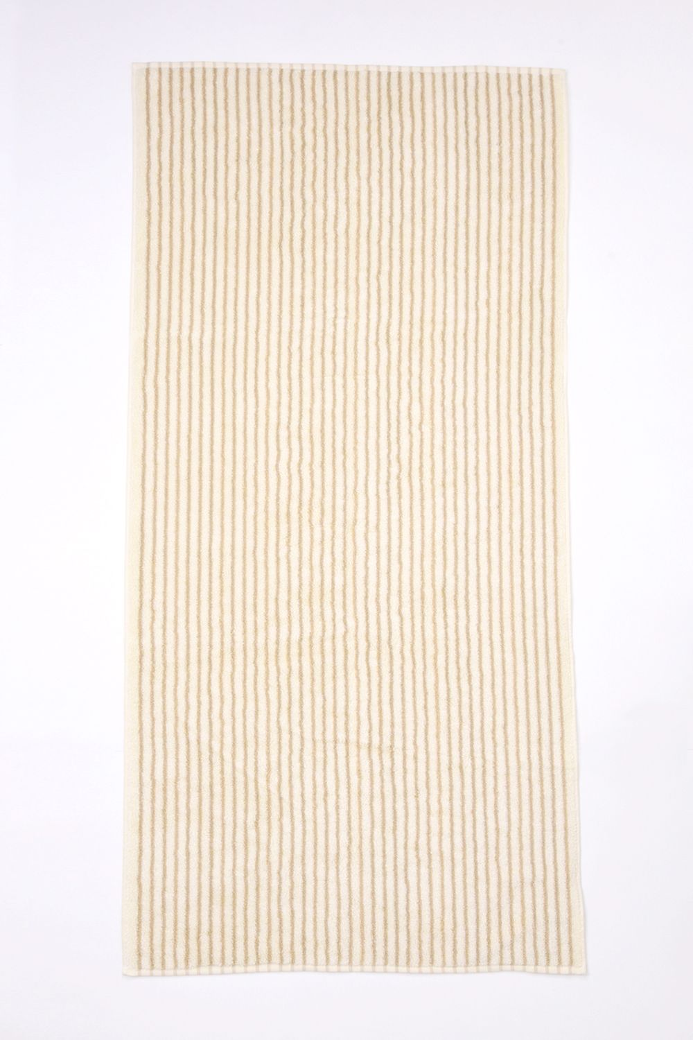 Bath Towel / シルク混 バスタオル (アイボリーストライプ)