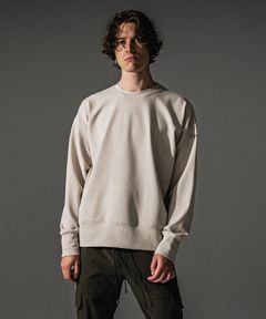 light blister trainer / ライトブリスターニット トレーナー (ベージュ) (9月上旬入荷予定) ※オーダー締切:5月23日(土)17時