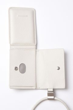 STRAPPED-ACCESSORY-WALLET / ストラップ付き MagSafe対応 ウォレット (ホワイトベージュ)