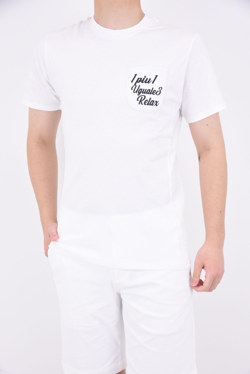 BRUSHED BACK  POCKET T-SHIRTS / ブラッシュドポケット 半袖Tシャツ ホワイト