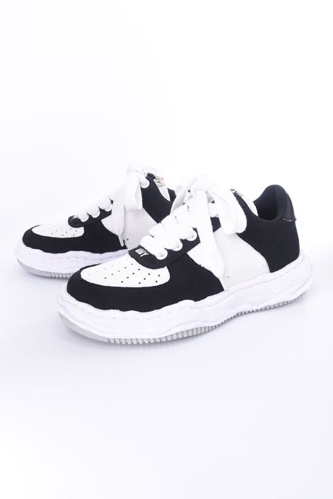 "WAYNE LOW"OG sole Canvas Low-Top sneaker / オリジナルソール キャンバス ローカットスニーカー ブラック / ホワイト