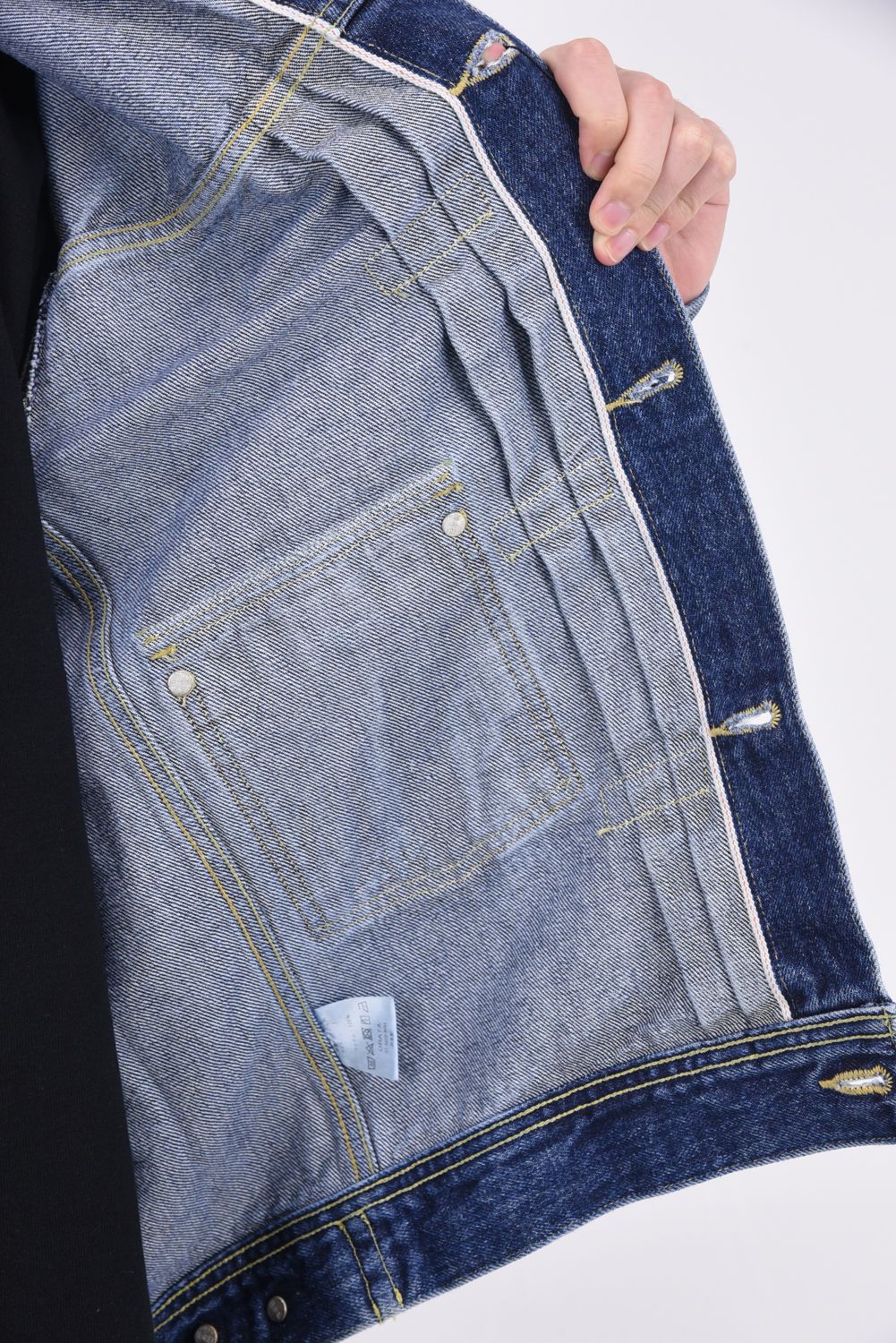 OR1st denim jk / ヴィンテージ加工 デニムジャケット インディゴユーズド