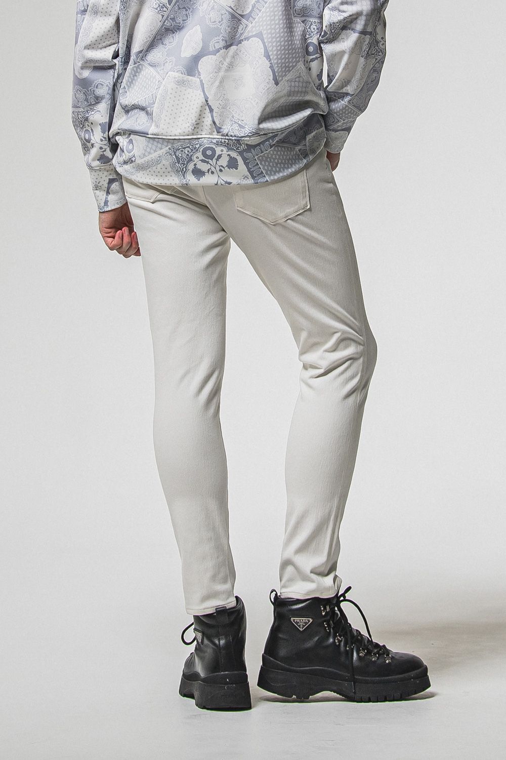 MICK DENIM JERSEY / 定番 デニム ジャージーンズ  (ホワイト) (12月上旬入荷予定) ※オーダー締切：9月1日(月)18:00