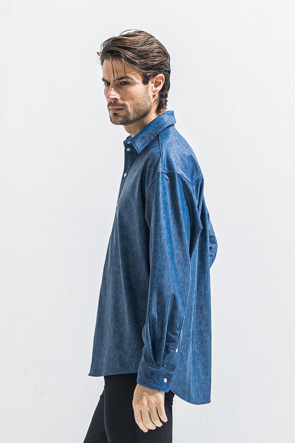 RUSH JACK SHIRTS / ラッシュガード ロングスリーブシャツ （ダークインディゴ） (5月中旬入荷予定) ※オーダー締切:2月15日(日)18時