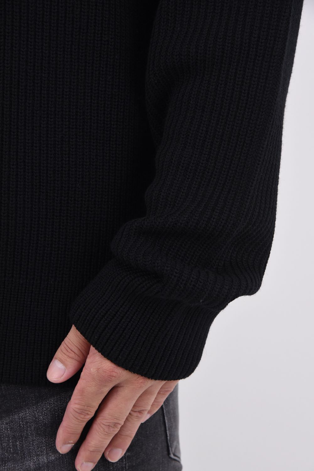 【国内正規品】 MERINO RIB VINNIE TRACK JACKET / メリノウール トラックジャケット ブラック