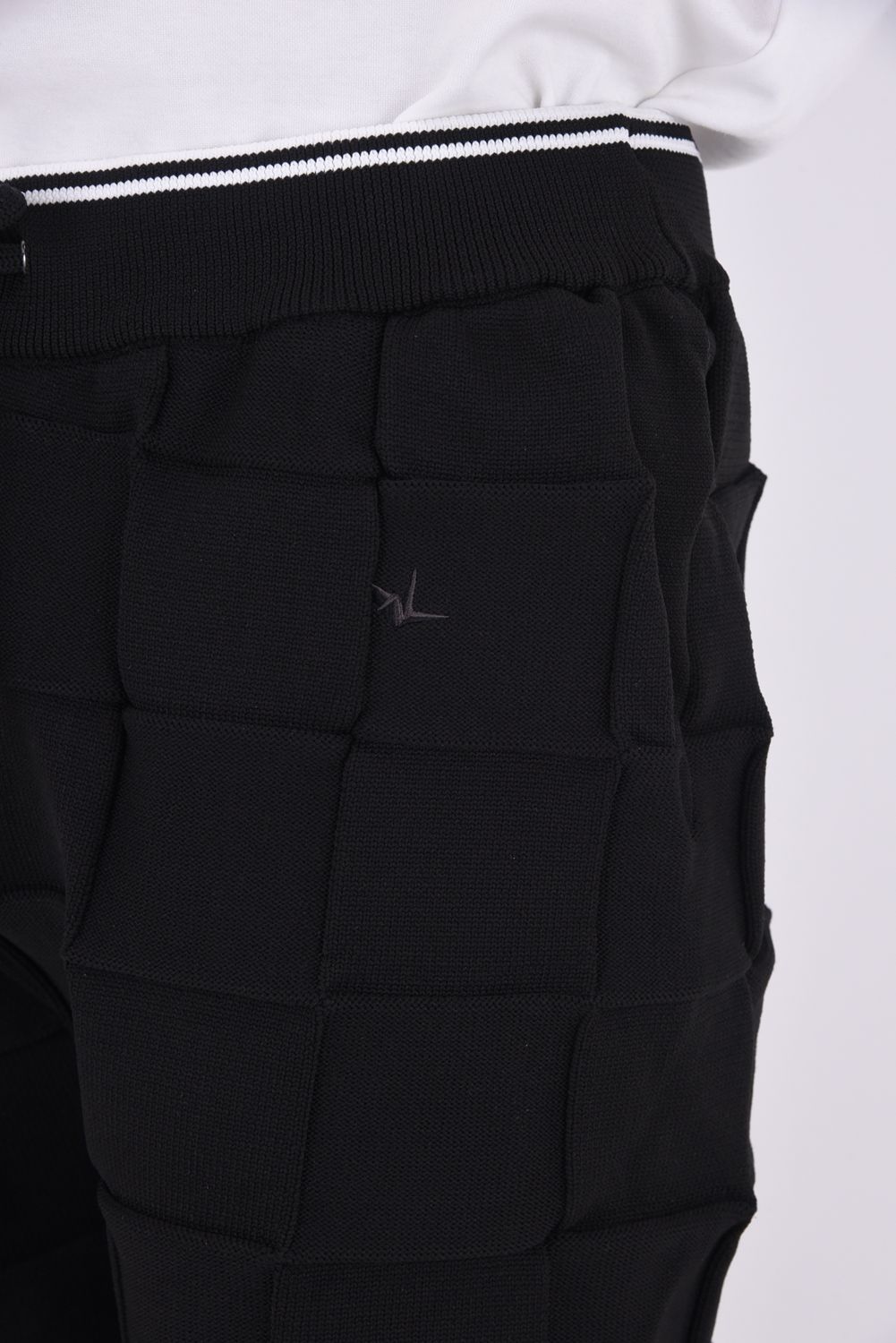 【26SS】 INTRECCIATO SHORTS / イントレチャート ショートパンツ (ブラック)