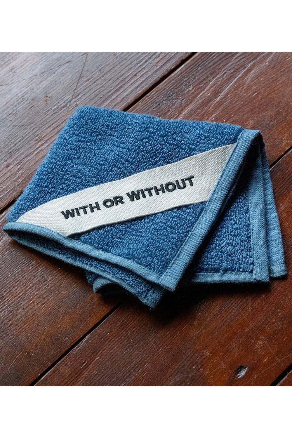 Hand Towel / シルク混 ハンドタオル (ブルー)