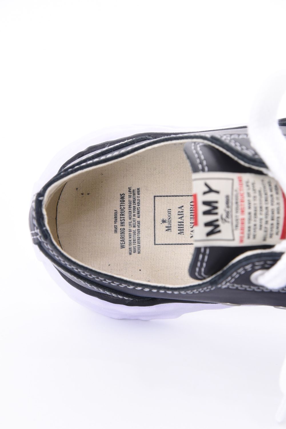 "PETERSON23" OG sole Leather Low-top Sneaker / オリジナルソール レザーローカット ブラック