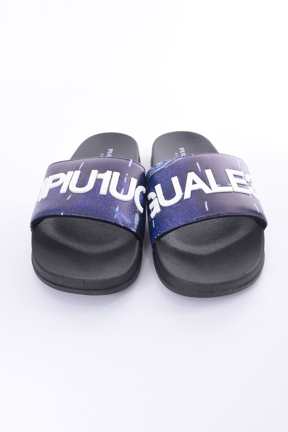 DENIM PRINT SANDALS / デニムプリント シャワーサンダル ダークインディゴ