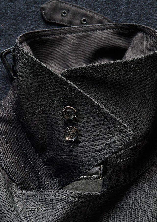 【BLACK MILITARY Vol.17】 FIRST TRENCH COAT BLACK (11月下旬入荷予定) ※オーダー締切 9/7(水)11:59迄