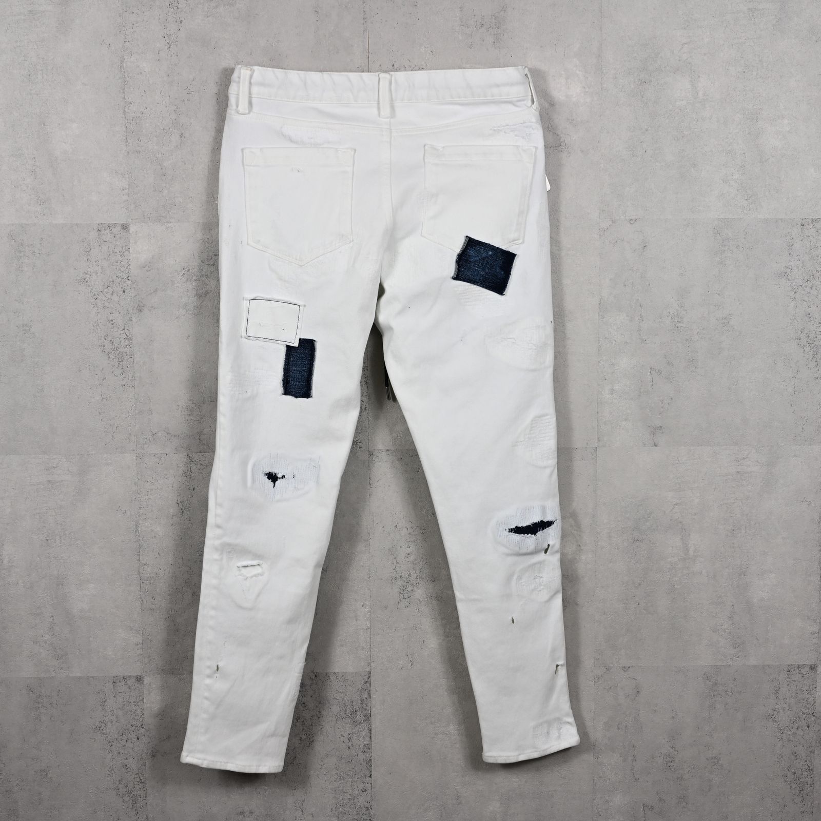 MICK DENIM JERSEY / 定番 デニム ジャージーンズ （ホワイトリメイク）（9月上旬入荷予定）※オーダー締切:5月23日(土)17時