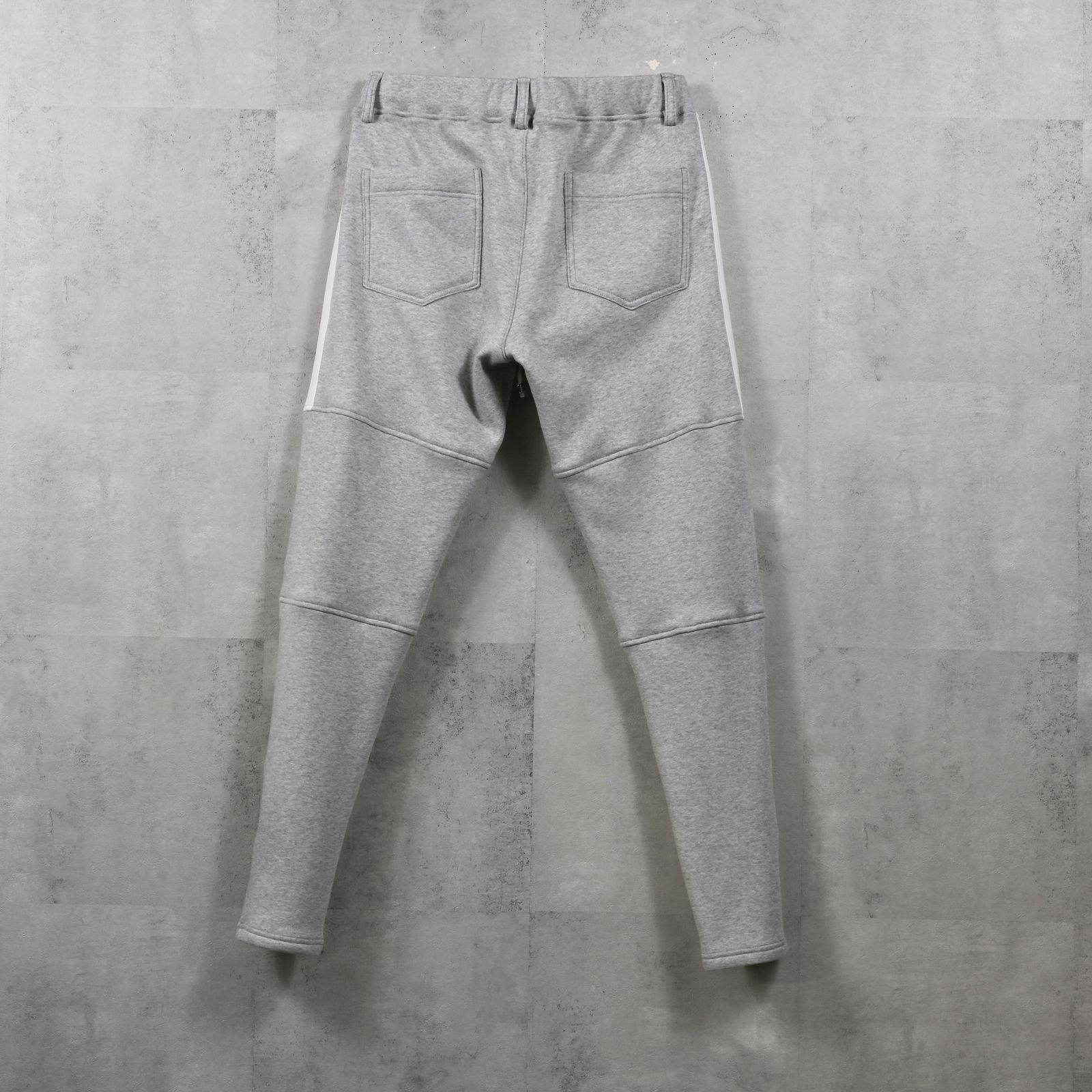VELOURS FLEECE JT PT / 裏起毛 ベロアフリース ワンタックラインパンツ (グレー) (11月中旬入荷予定) ※オーダー締切:9月7日(月)17時