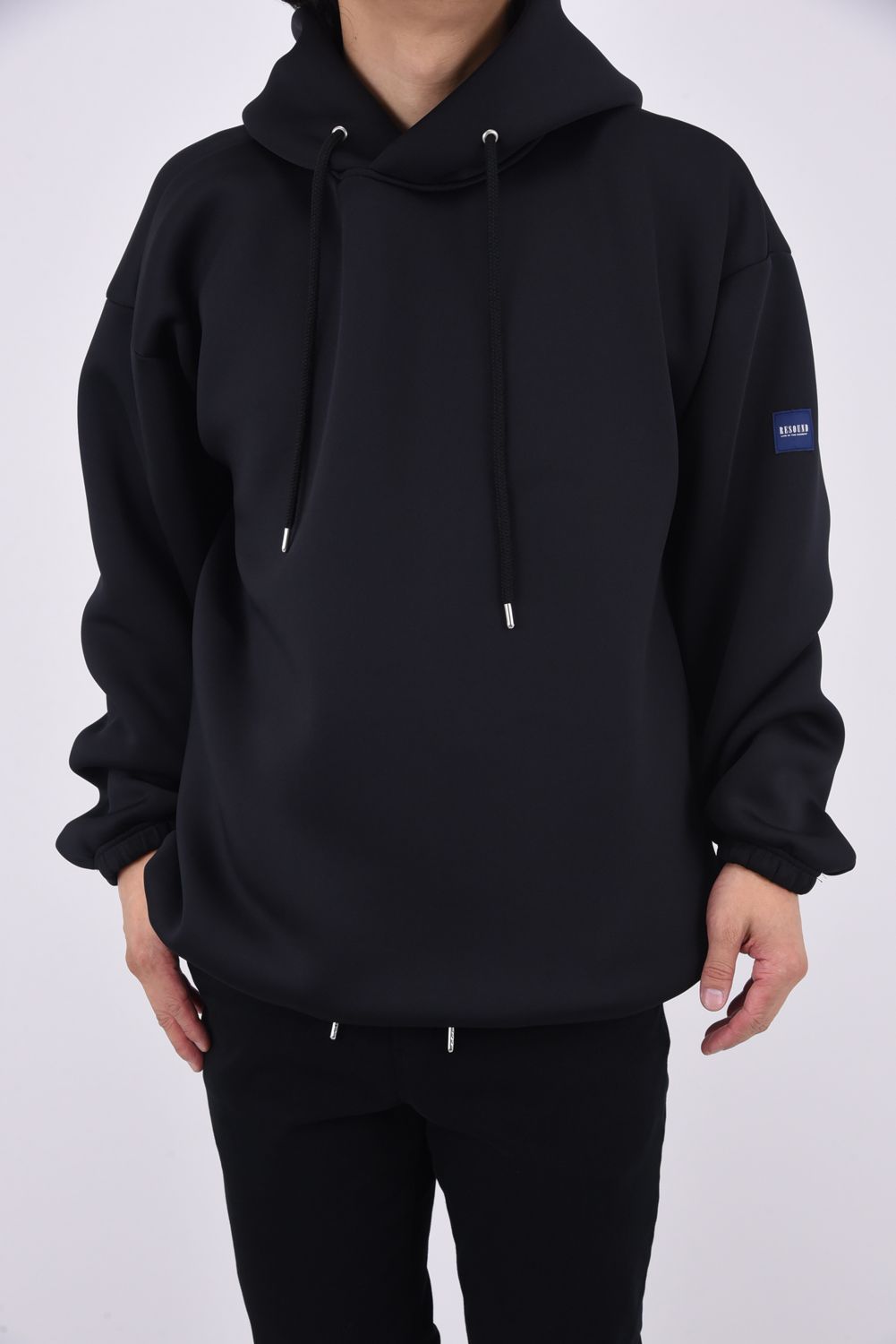 CARDBOARD HOODIE / ダンボールニット プルオーバーパーカー （ブラック）