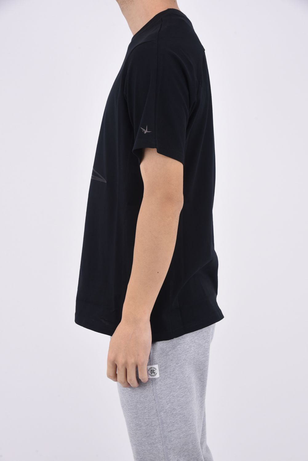 BIG CRANE T-SHIRT / 折り鶴プリント クルーネック Tシャツ ブラック