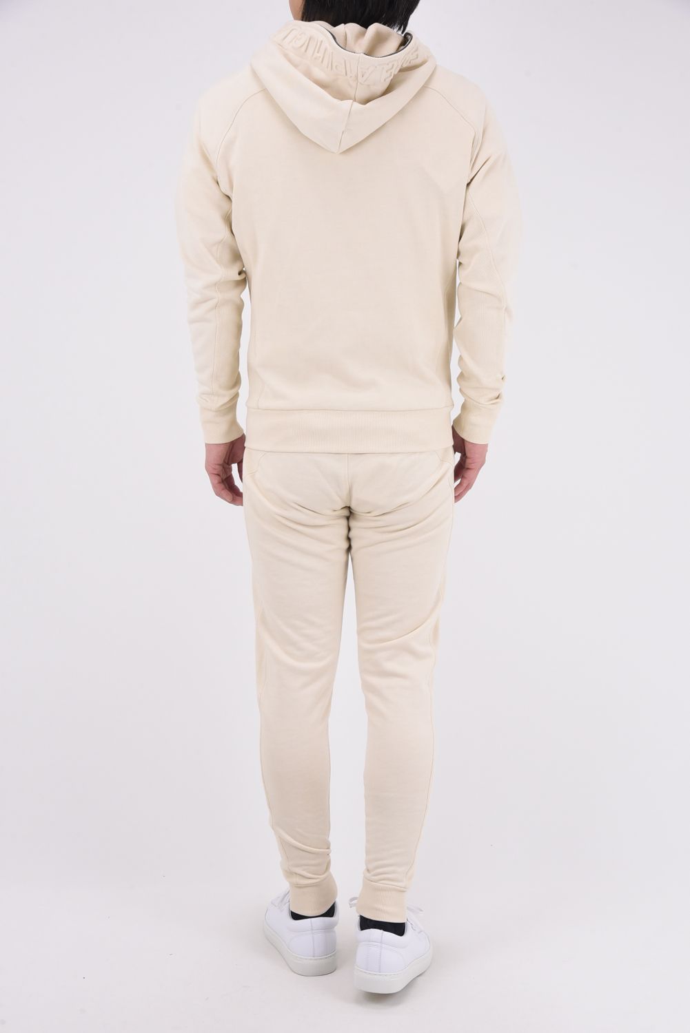 【26SS】 HOOD EMBOSSED LOGO HOODIE / エンボスロゴ ジップパーカー (ベージュ)