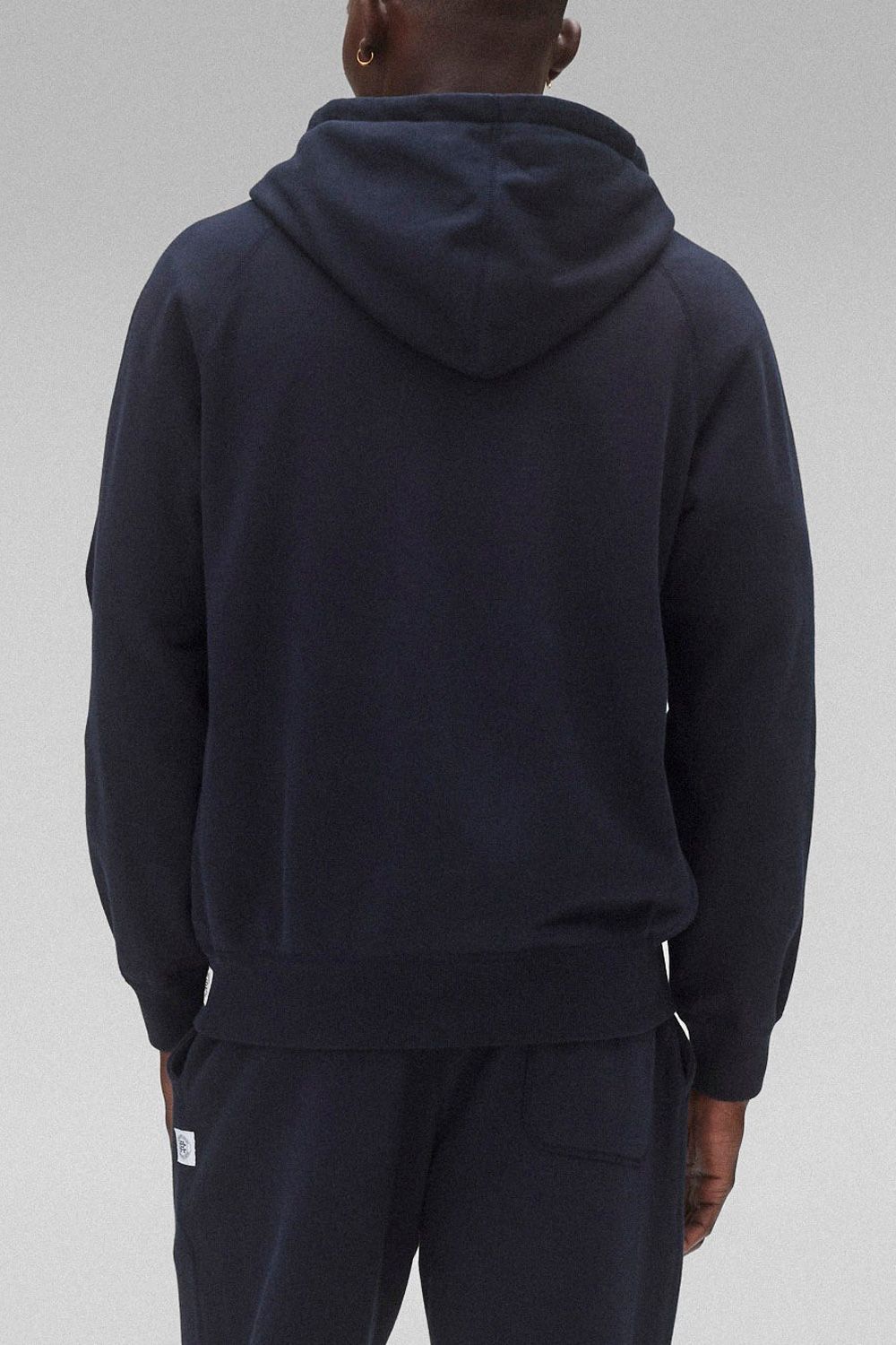 【国内正規品】【STANDARD FIT】 MIDWEIGHT TERRY ZIP HOODIE / ミッドウェイトテリー フルジップパーカー (ネイビー)
