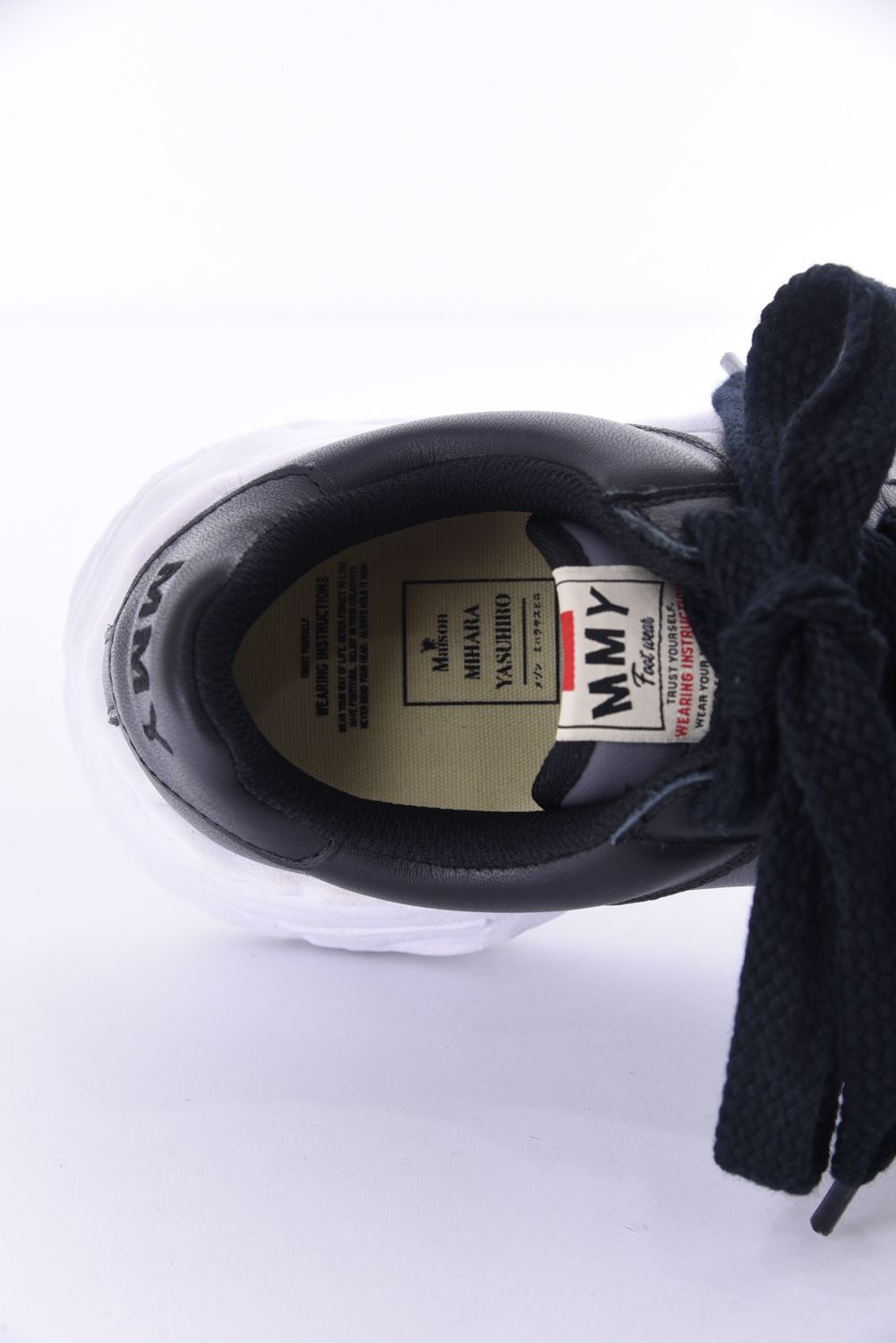 "WAYNE LOW" OG sole leather Low-Top sneaker / オリジナルソール レザー ローカットスニーカー ブラック / グレー