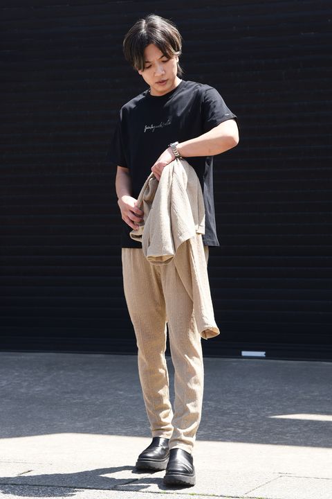 【113 RELAX】 涼しげなジャガードセットアップを使用したスタイリング