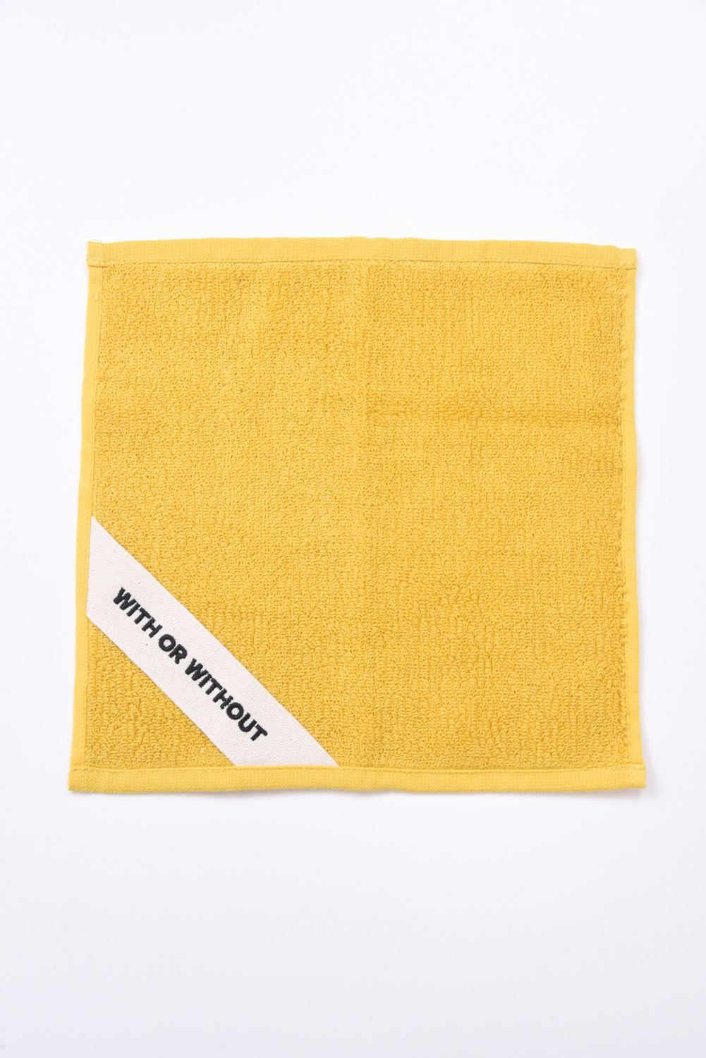 Hand Towel / シルク混 ハンドタオル (マスタード)