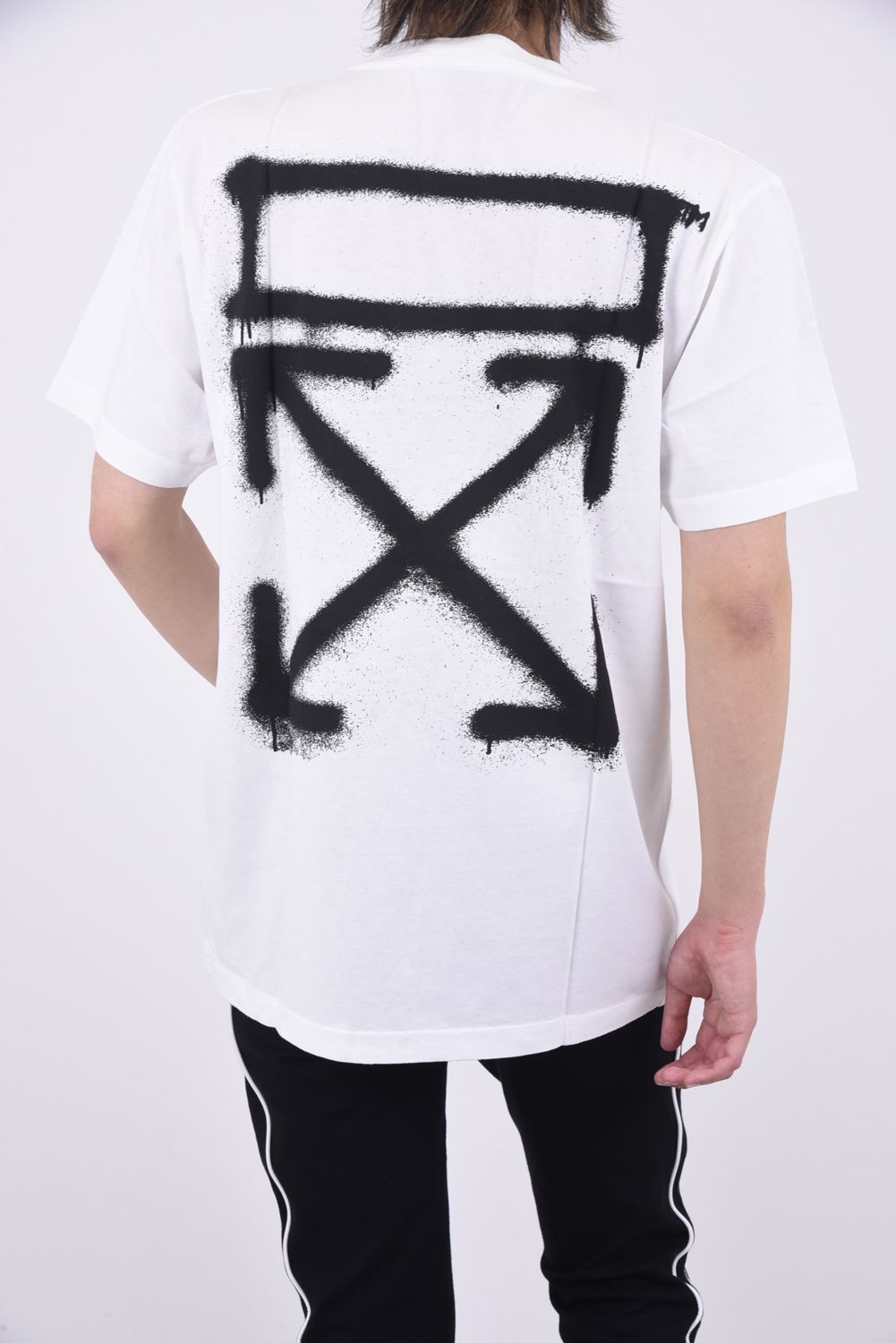 Off-White スプレーアロー ロンT トップス Tシャツ/カットソー(七分