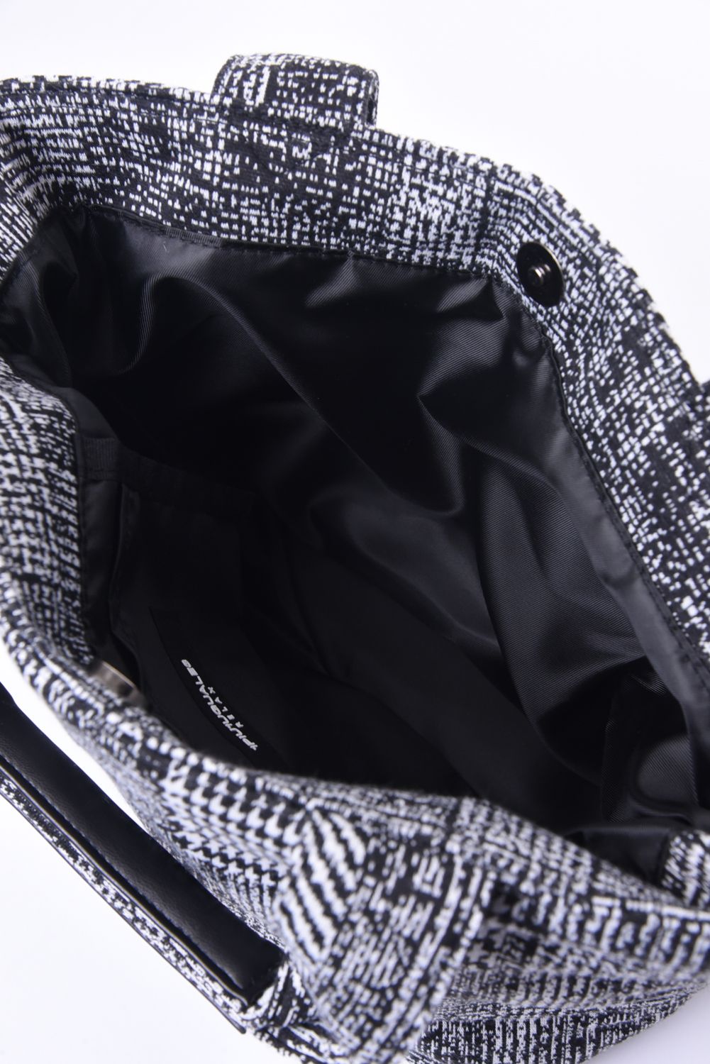 HOUNDSTOOTH LUNCH BAG / ハウンドトゥース ランチバッグ (ブラック)