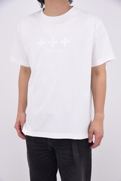 PACECO (パセコ) / フロント ブランドロゴ クルーネック Tシャツ ホワイト
