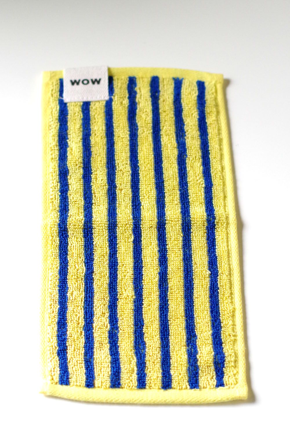 Stripe Mini Towel / シルク混 ストライプ ミニタオル (ブラウン)