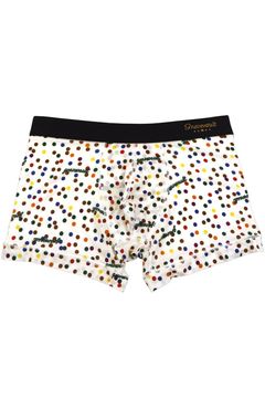 【待望のサイズ.XL入荷】 Dot Short Boxer - ホワイト