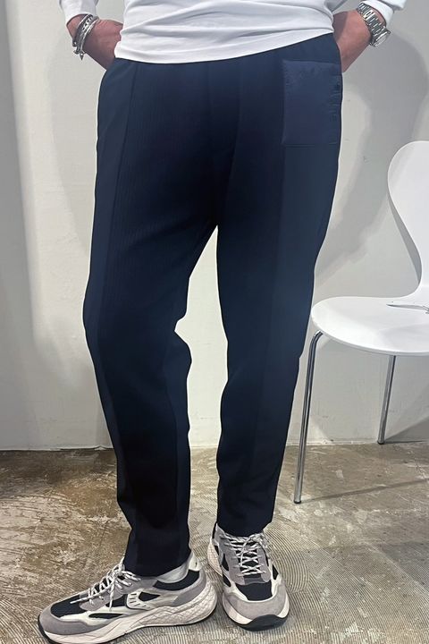 【26AW】 JUAN PANT / ハイブリッド ロングパンツ (ブルーネイビー) (9月入荷予定)