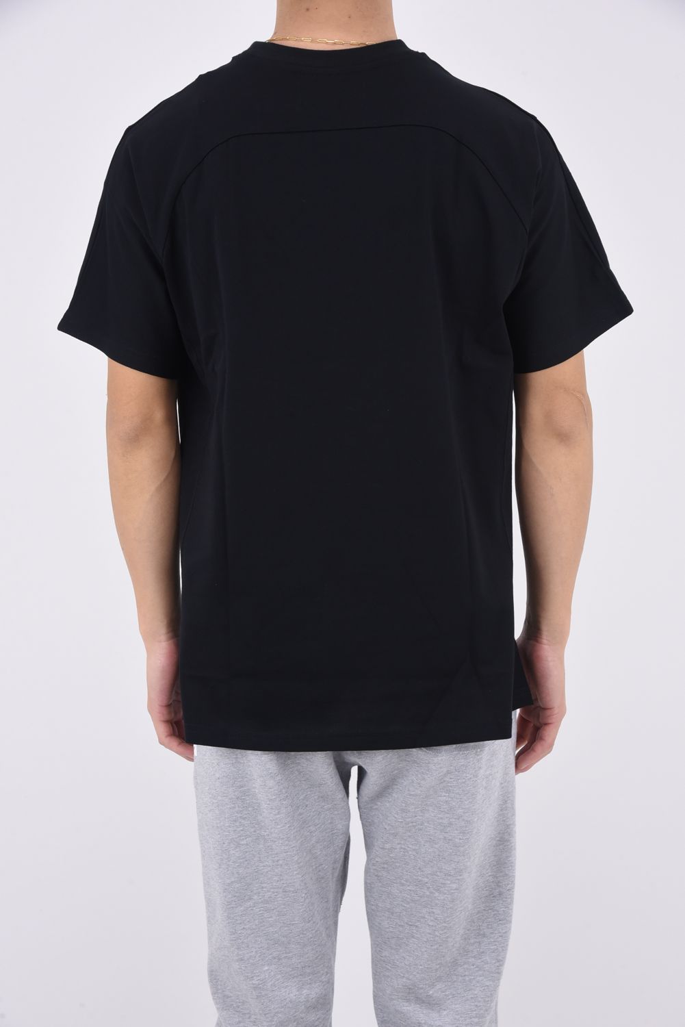 DOUBLE LOGO T-SHIRT / ダブルロゴ クルーネックTシャツ ブラック