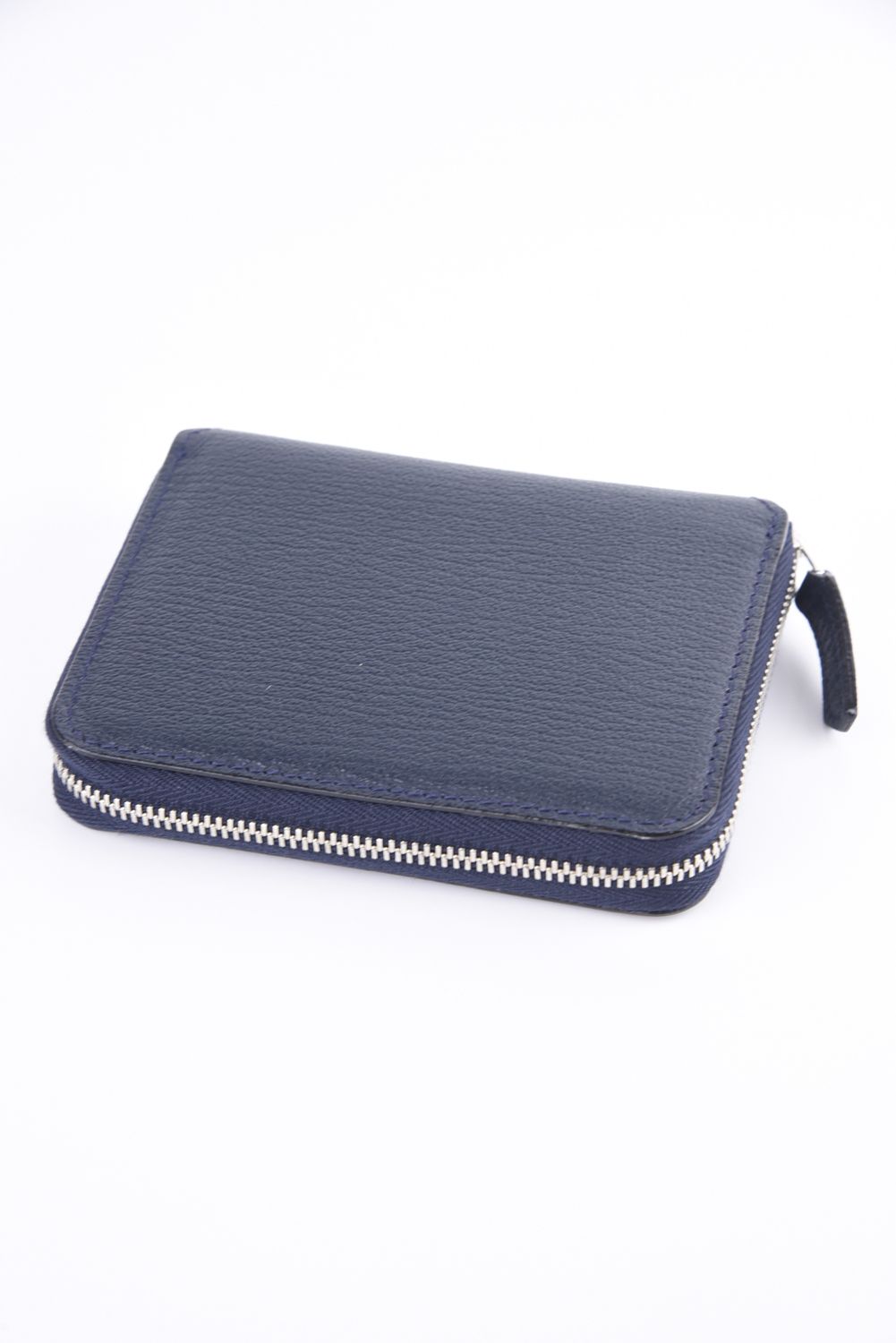 ROUND ZIP MINI WALLET / LA393GT ラウンドジップ ミニウォレット ネイビー / ホワイト