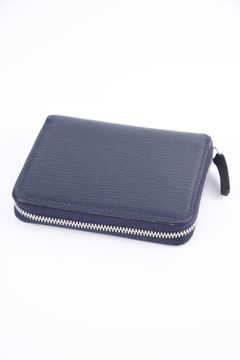ROUND ZIP MINI WALLET / LA393GT ラウンドジップ ミニウォレット ネイビー / ホワイト