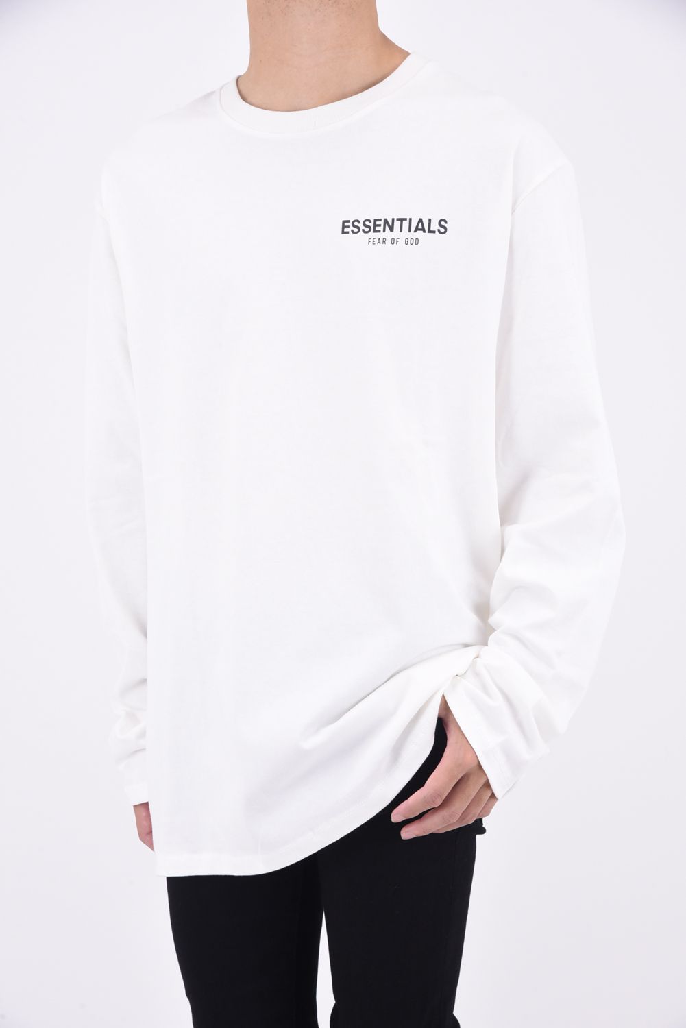 FOG ESSENTIALS - ESSENTIALS ONE POINT LOGO LS T-Shirt / ワン