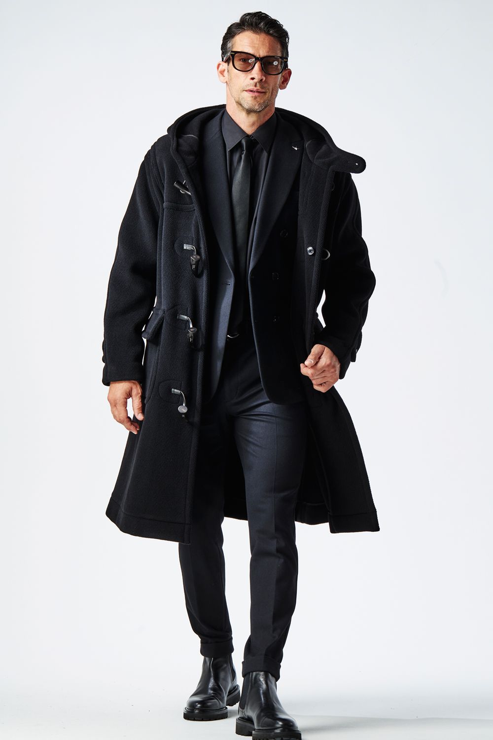 【3着限定】【BLACK MILITARY Vol.20】 HIGH-END DUFFLE COAT / BLACK (11月上旬~中旬頃入荷予定) ※オーダー締切 8/30 (水)11:59迄