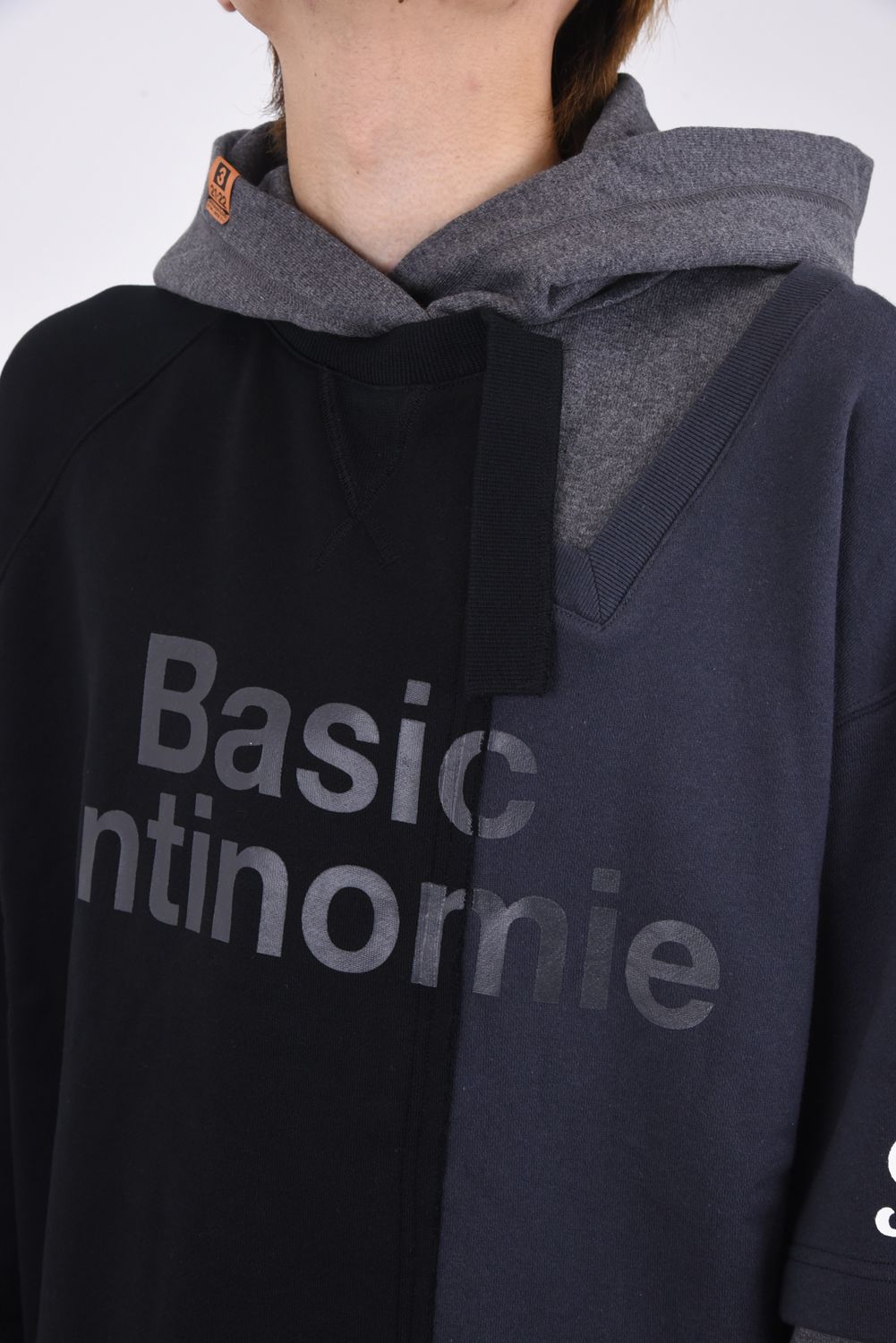 Maison MIHARA YASUHIRO - Combined Hoodie / ラバープリント